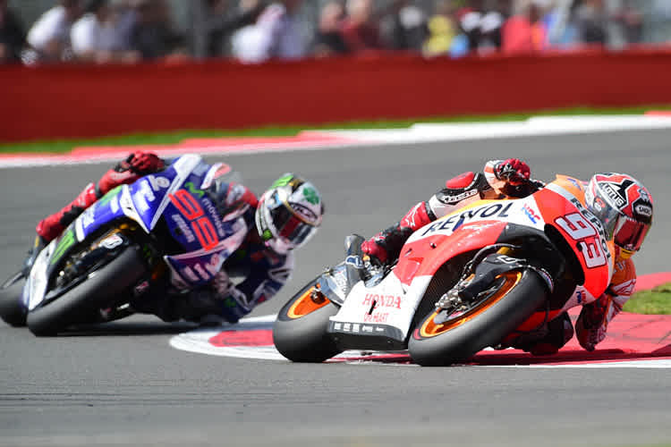 Marc Márquez siegte vor Jorge Lorenzo