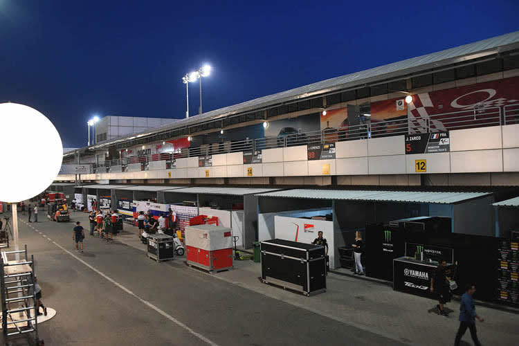 Losail Paddock: Hier bekommen diesmal keine Gäste Zutritt