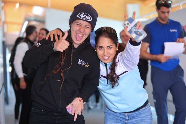 Pakita Ruiz (li.) und Maria Herrera hatten ihren Spaß