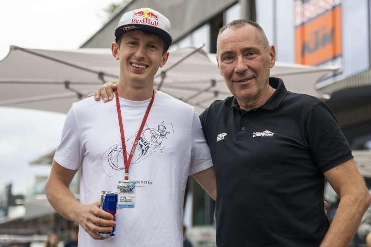 Michael Walkner (li.) mit Erzberg-Chef Karl Katoch