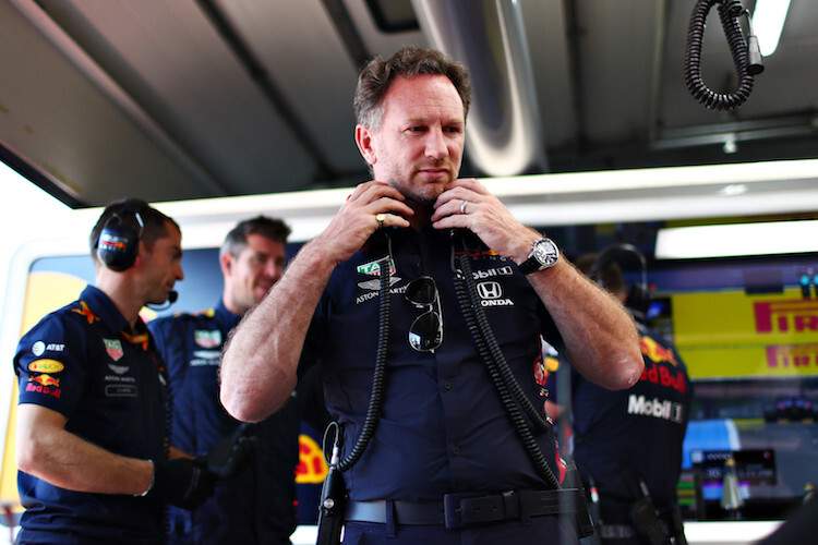 Red Bull Racing-Teamchef Christian Horner  