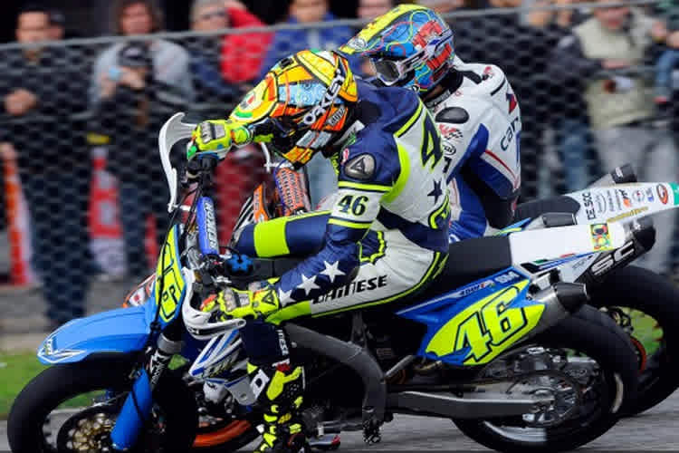 Valentino Rossi beim Supermoto
