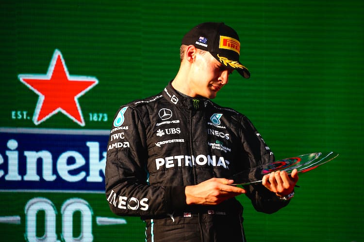 Mercedes weiss: Obwohl es George Russell in Melbourne aufs Podest geschafft hat, sind die Probleme mit dem W13 noch nicht gelöst 
