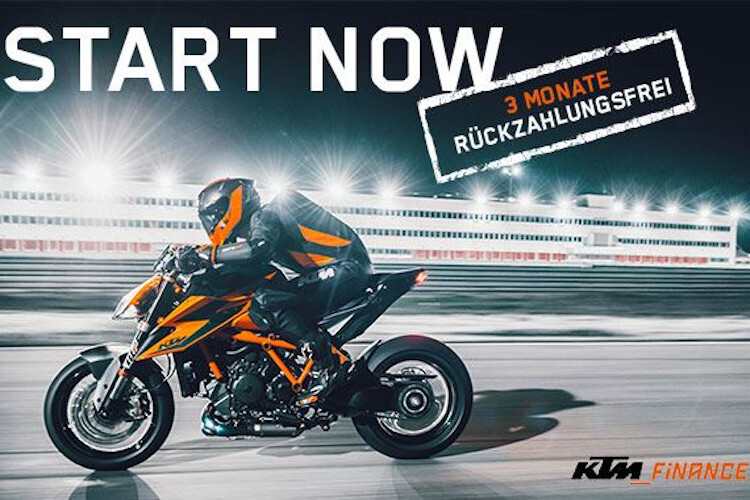 Ein neues KTM-Angebot zum Start in die Motorradsaison 2020