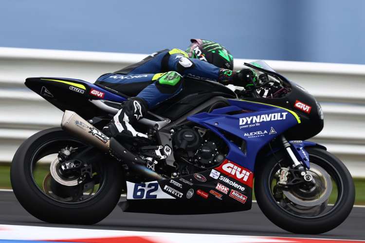 Triumph-Werksfahrer Stefano Manzi