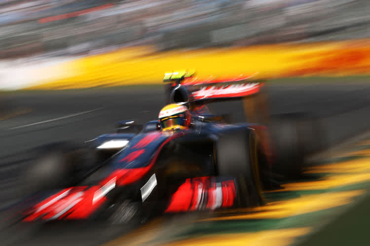 Lewis Hamilton braust zur Pole-Position.