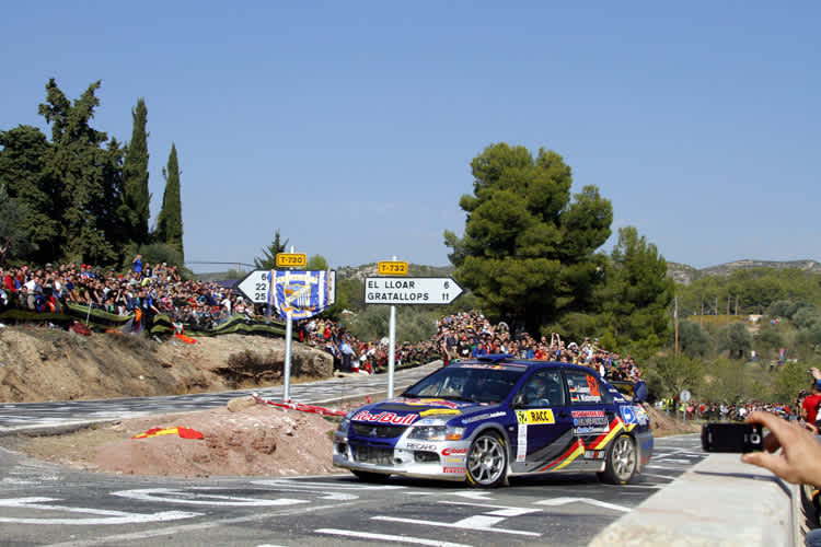 Gassner beim vorletzten WM-Lauf in Spanien
