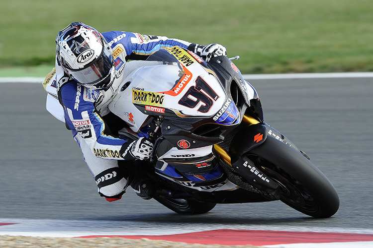 Leon Haslam 2010 auf Suzuki