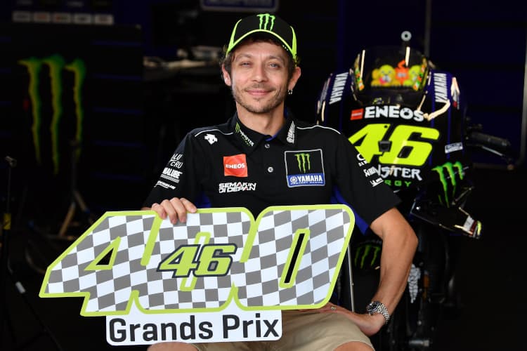 400 GP-Starts: Ein weiterer Meilenstein für Valentino Rossi