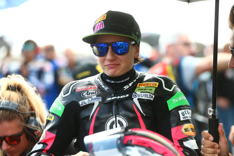 Ana Carrasco würde sich gerne noch einmal in den Sattel eines Superbikes schwingen