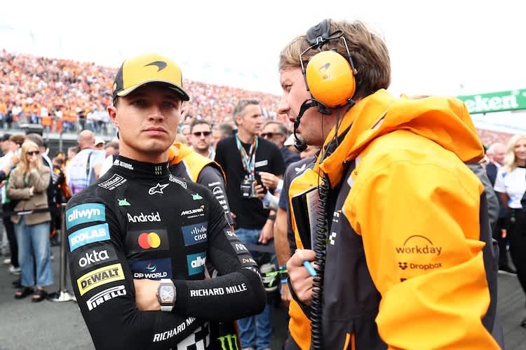 McLaren-Teamchef Andrea Stella ist sich sicher: Lando Norris wird nun noch entschlossener ans Werk gehen