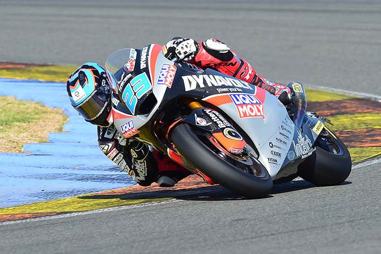 Marcel Schrötter auf der Suter des Teams Dynavolt Intact GP