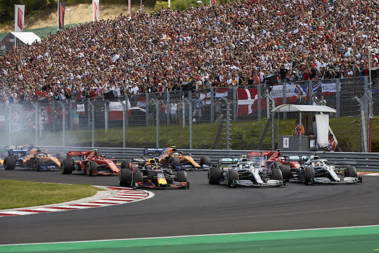 Start zum Grossen Preis von Ungarn