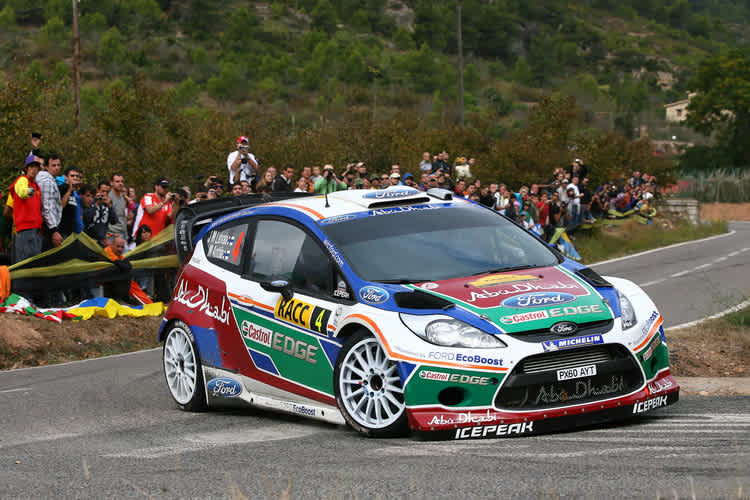 Mikko Hirvonen in Spanien