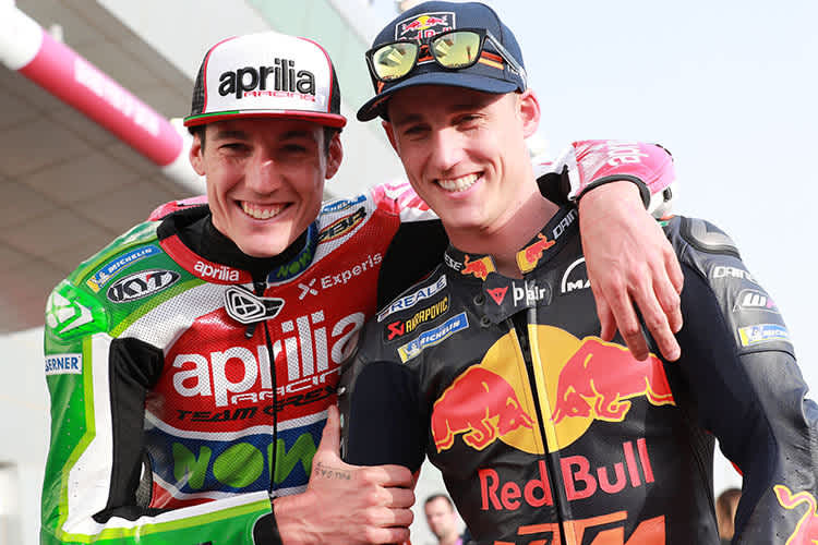 Die Brüder Aleix und Pol Espargaró