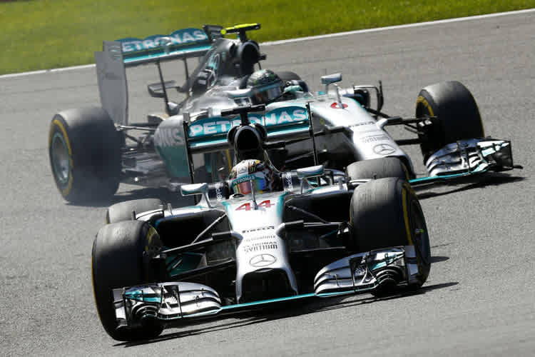 Lewis Hamilton gegen Nico Rosberg