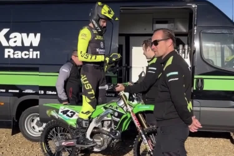 Mitch Evans erstmals auf der Kawasaki