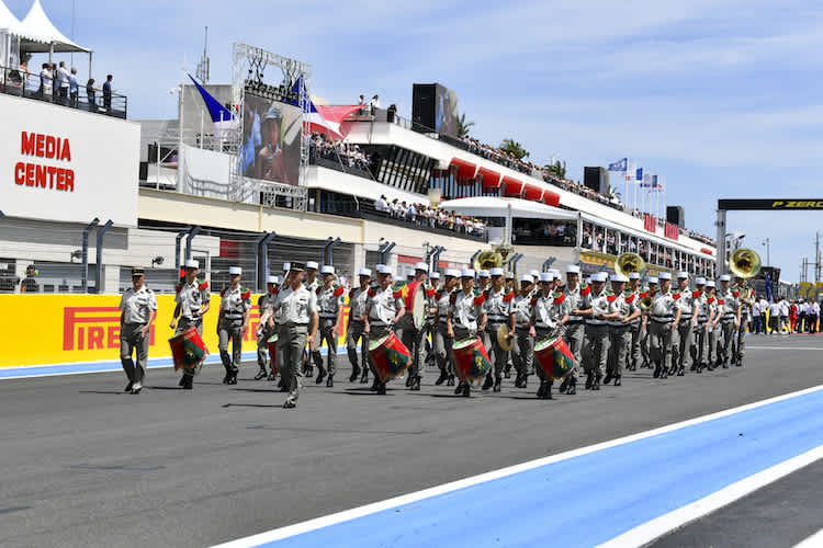 Wir stehen vor dem Grossen Preis von Frankreich