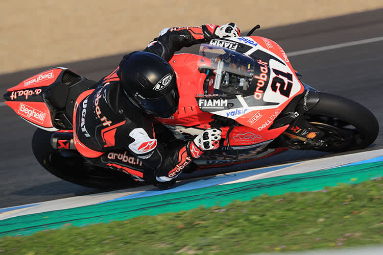 Michael Rinaldi während der Wintertests