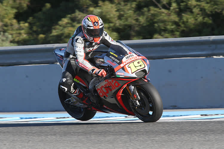 Alvaró Bautista auf der Aprilia RS-GP