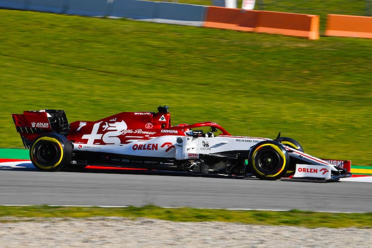 Kimi Räikkönen gibt Gas