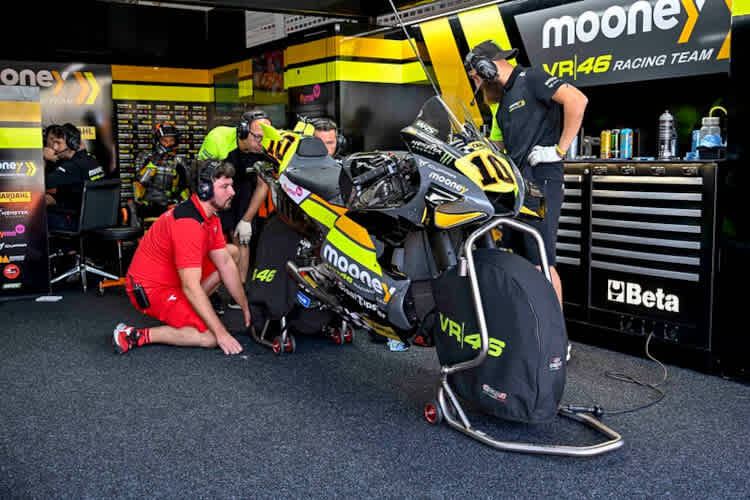 Valencia-Test: Die GP22 in der Marini-Box