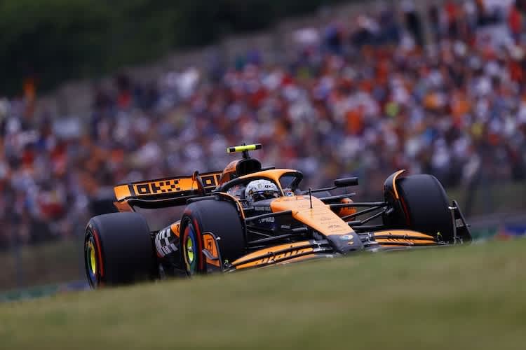 Lando Norris schnappte sich in Budapest die Pole-Position