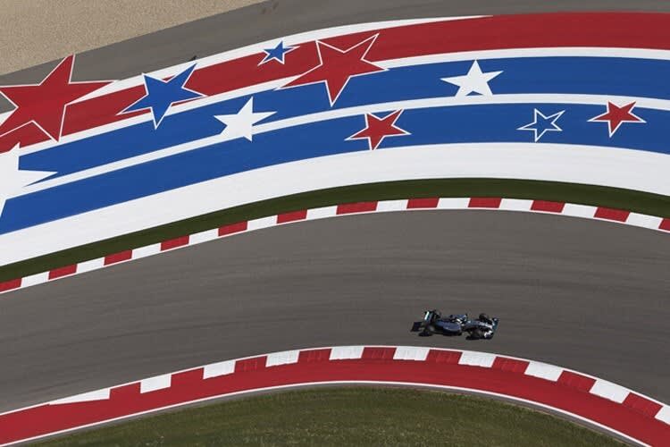 Formel-1-Action in Austin
