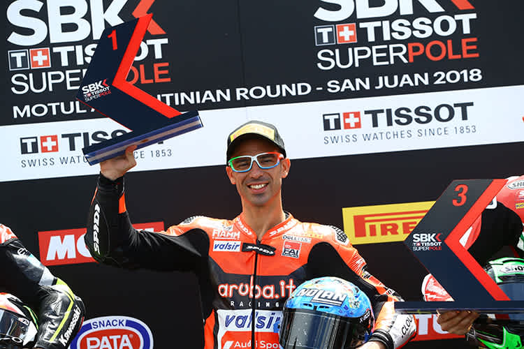 Marco Melandri gewann für Ducati drei Rennen