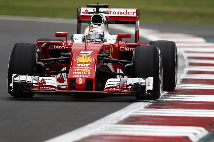 Sebastian Vettel im Ferrari