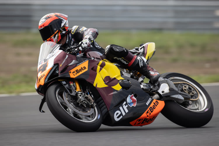 Sam Lowes kommt in Balaton hervorragend zurecht