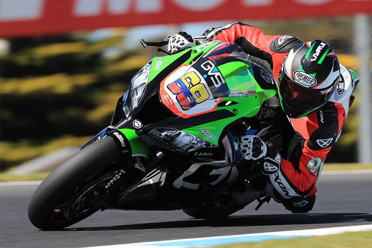 Yonny Hernandez auf der Pedercini-Kawasaki