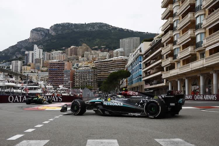 Lewis Hamilton war im ersten Training der Schnellste