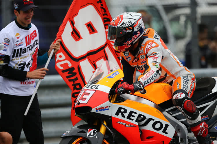 Der alte und neue Weltmeister Marc Márquez