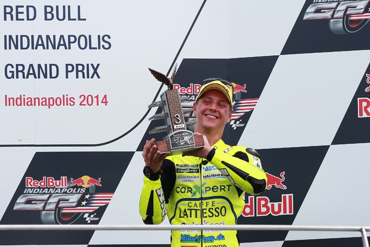 Indianapolis-GP: Vierter Podestplatz für Dominique Aegerter