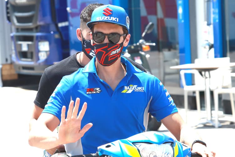 Die Schulter macht Probleme, trotzdem will sich Alex Rins durchbeißen