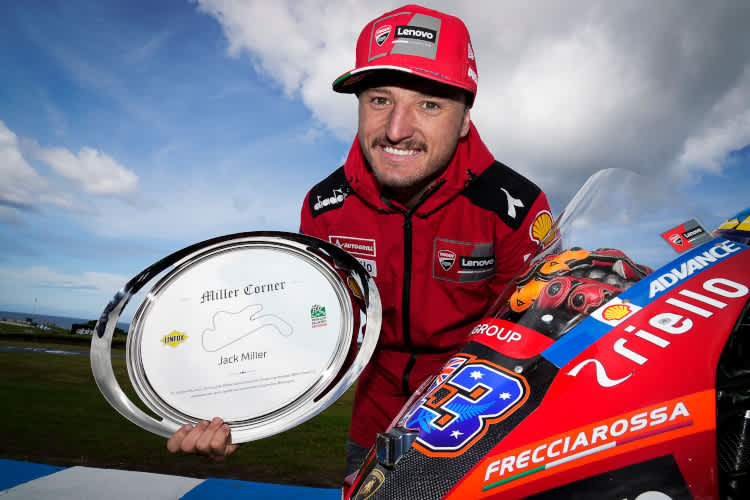 Jack Miller wurde eine besondere Ehre zu teil