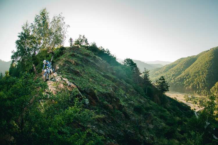 Sieger Graham Jarvis hatte kein Auge für die fantastische Aussicht