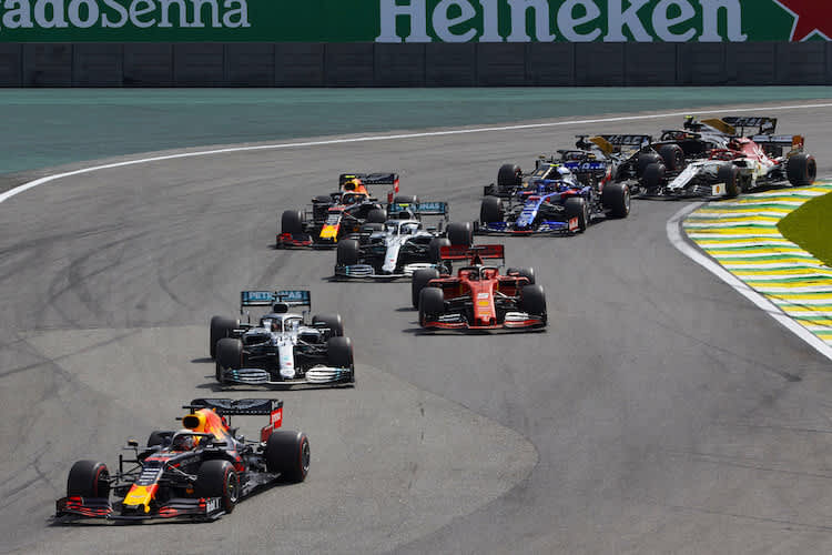 Start zum Grossen Preis von Brasilien