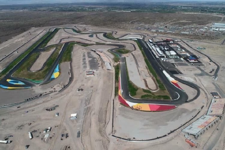 So sieht die Rennstrecke in Argentinien aktuell aus der Vogelperspektive aus