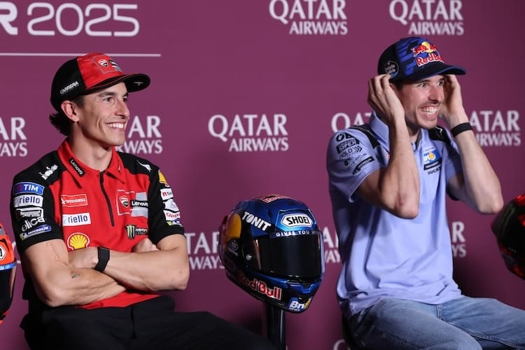 Marc Marquez mit Bruder Alex