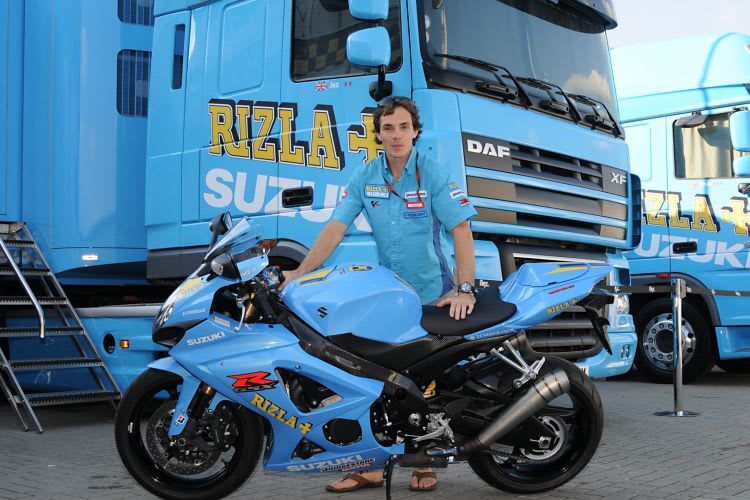 MotoGP-Pilot Chris Vermeulen macht Werbung