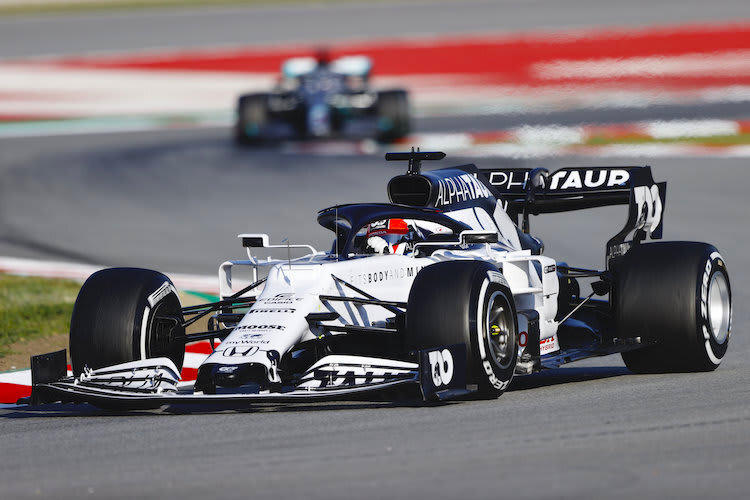 Daniil Kvyat im AlphaTauri AT01-Honda