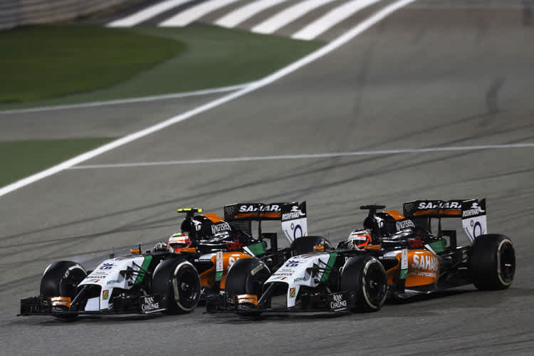 Sergio Pérez gegen Nico Hülkenberg in Bahrain