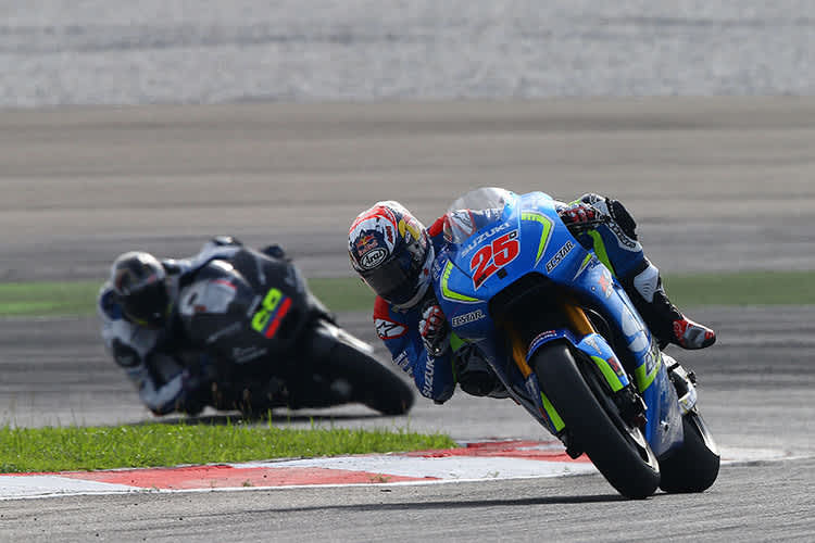 Maverick Viñales auf der Suzuki GSX-RR in Sepang