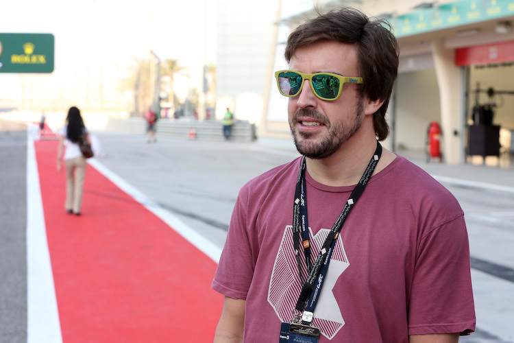 Fernando Alonso in Bahrain