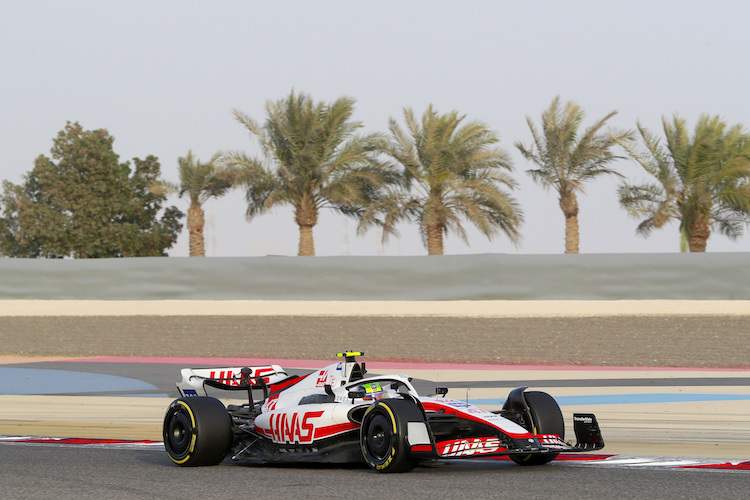 Mick Schumacher im neuen Haas-Rennwagen