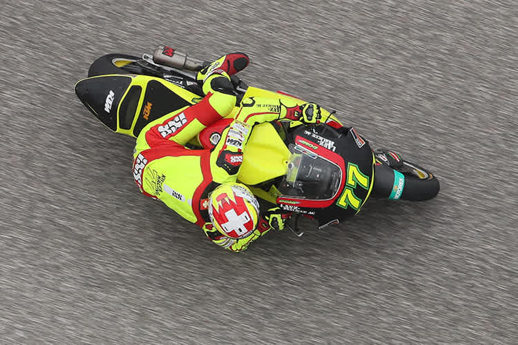 Dominique Aegerter auf der KTM des Kiefer-Teams