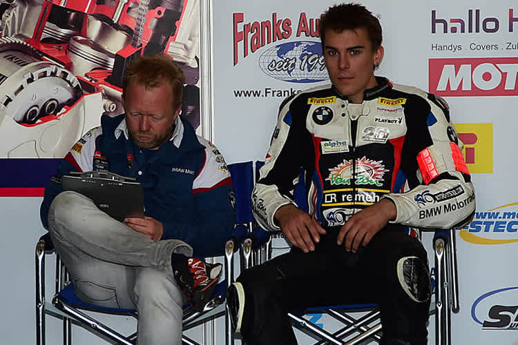 Markus Reiterberger (re) mit seinem Teamchef und Manager Werner Daemen