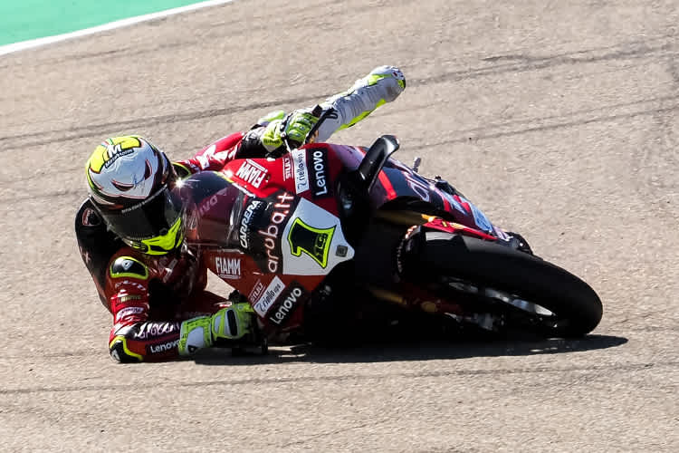 Alvaro Bautista in Aragon